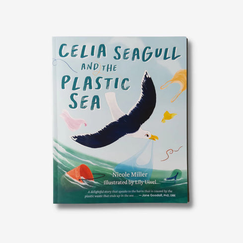 Celia Seagull and the Plastic Sea Book-Little Love Publishing-Matakana Pharmacy